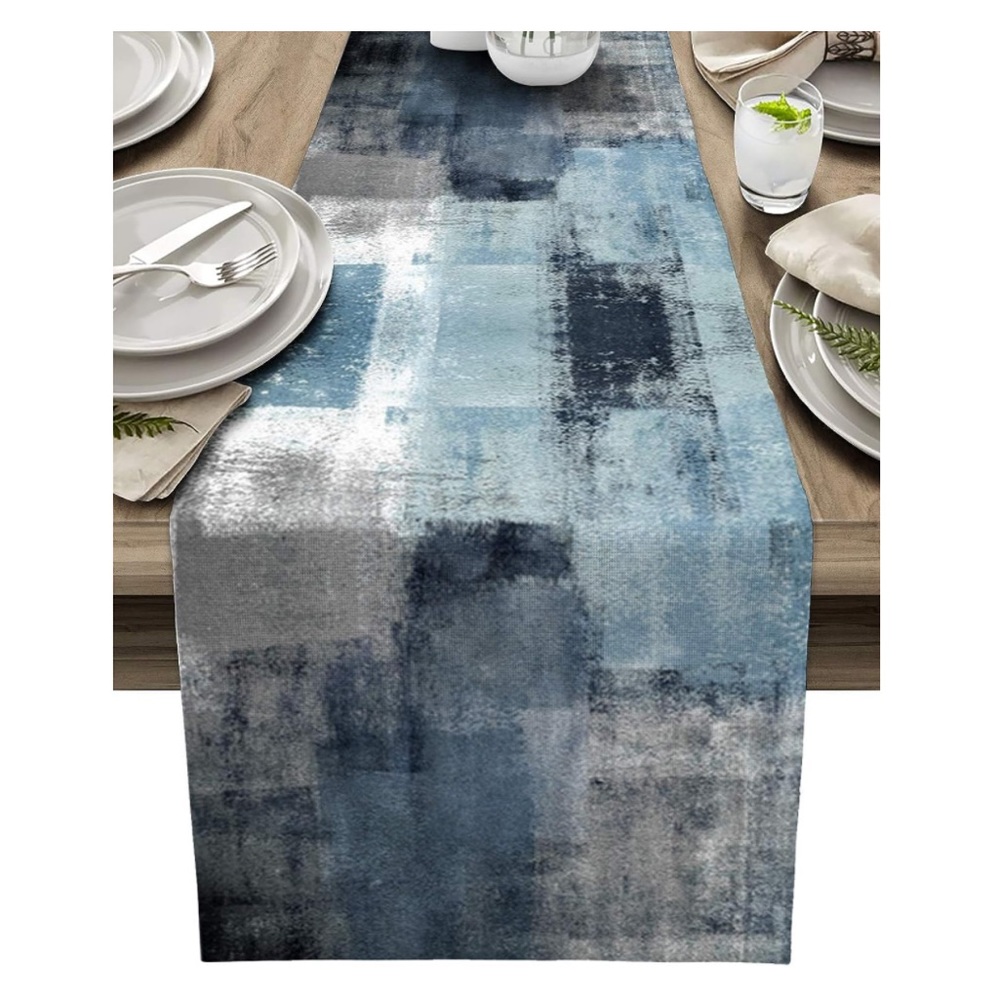 Ombré Table Runner - Blue Grey